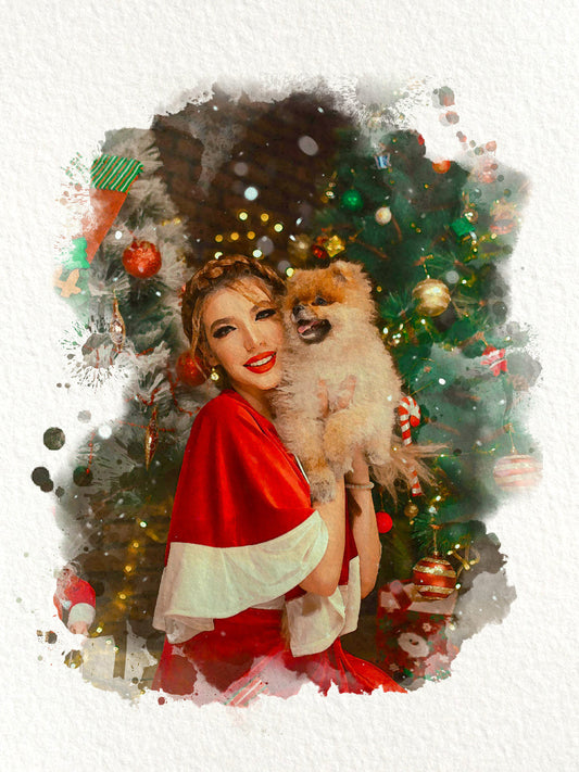 🐾 The Perfect Gift for Dog Moms: Custom Pet Portraits That Celebrate Unconditional Love