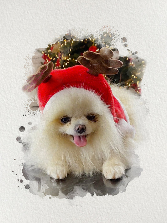 🎄 The Most Heartfelt Christmas Gift for Pet Lovers: Custom Pet Portraits